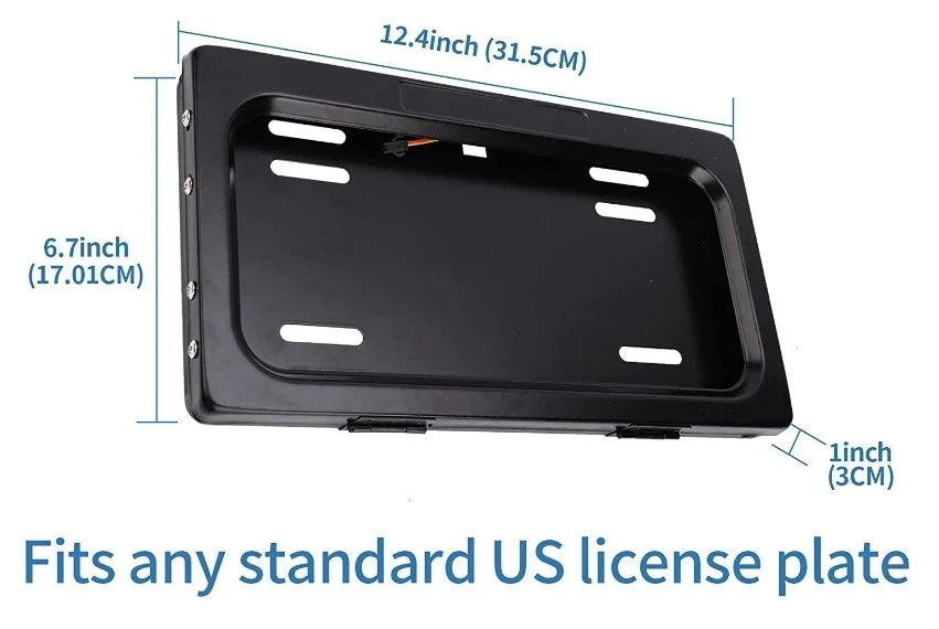 Ghost Curtain License Plate cover