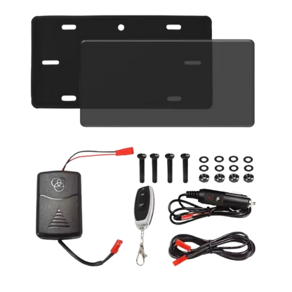 Ghost Black Out License Plate Cover