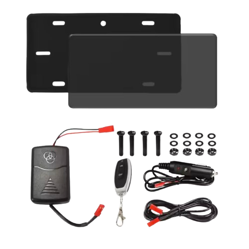 Ghost Black Out License Plate Cover