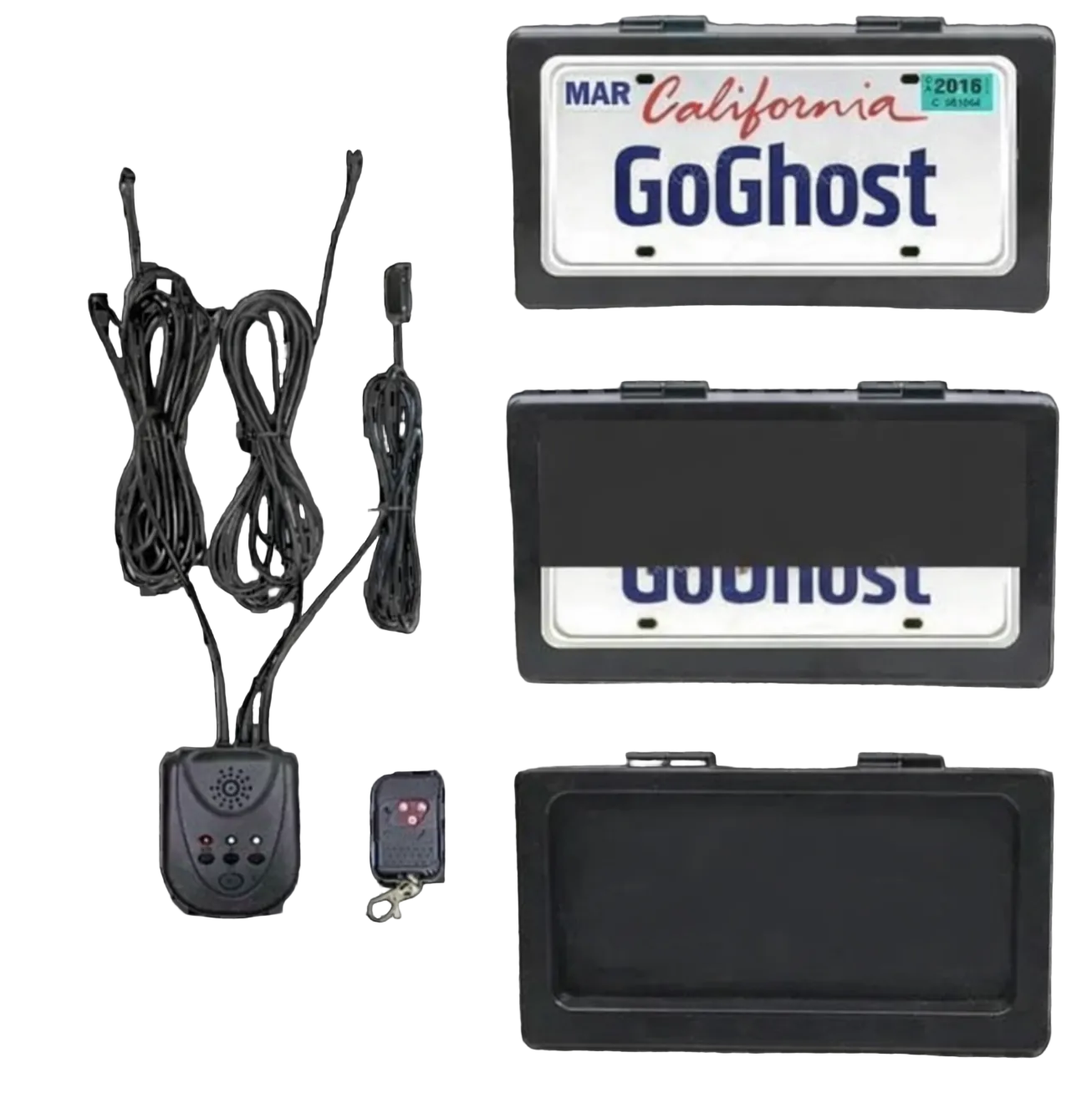 Ghost Curtain License Plate cover