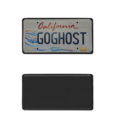 Ghost Black Out License Plate Cover