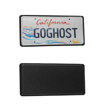Ghost Black Out License Plate Cover